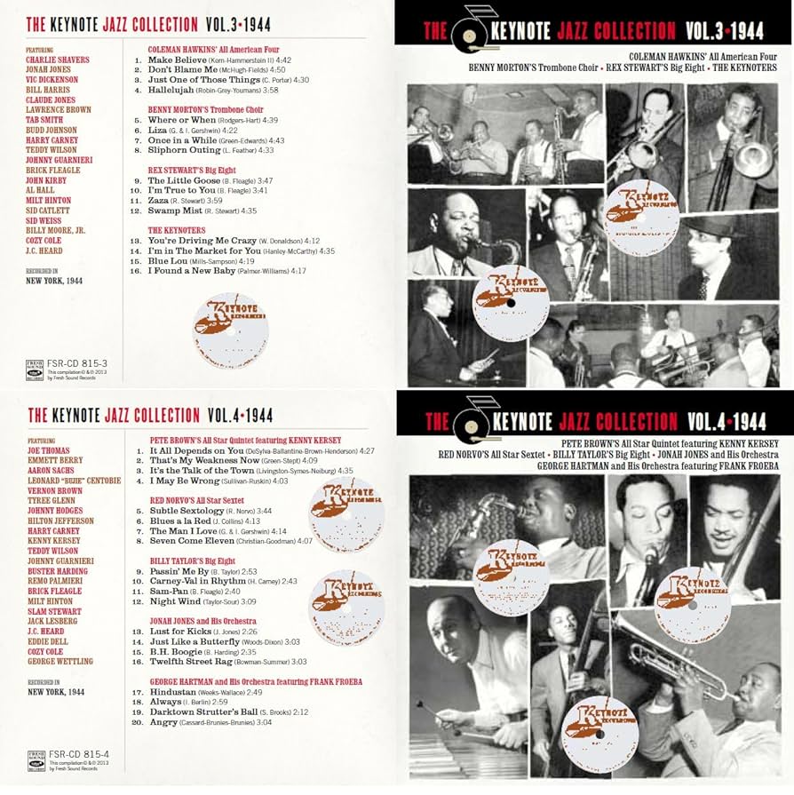 The Complete KEYNOTE COLLECTION レコード ジャズ The Complete KEYNOTE COLLECTION レコード ジャズ