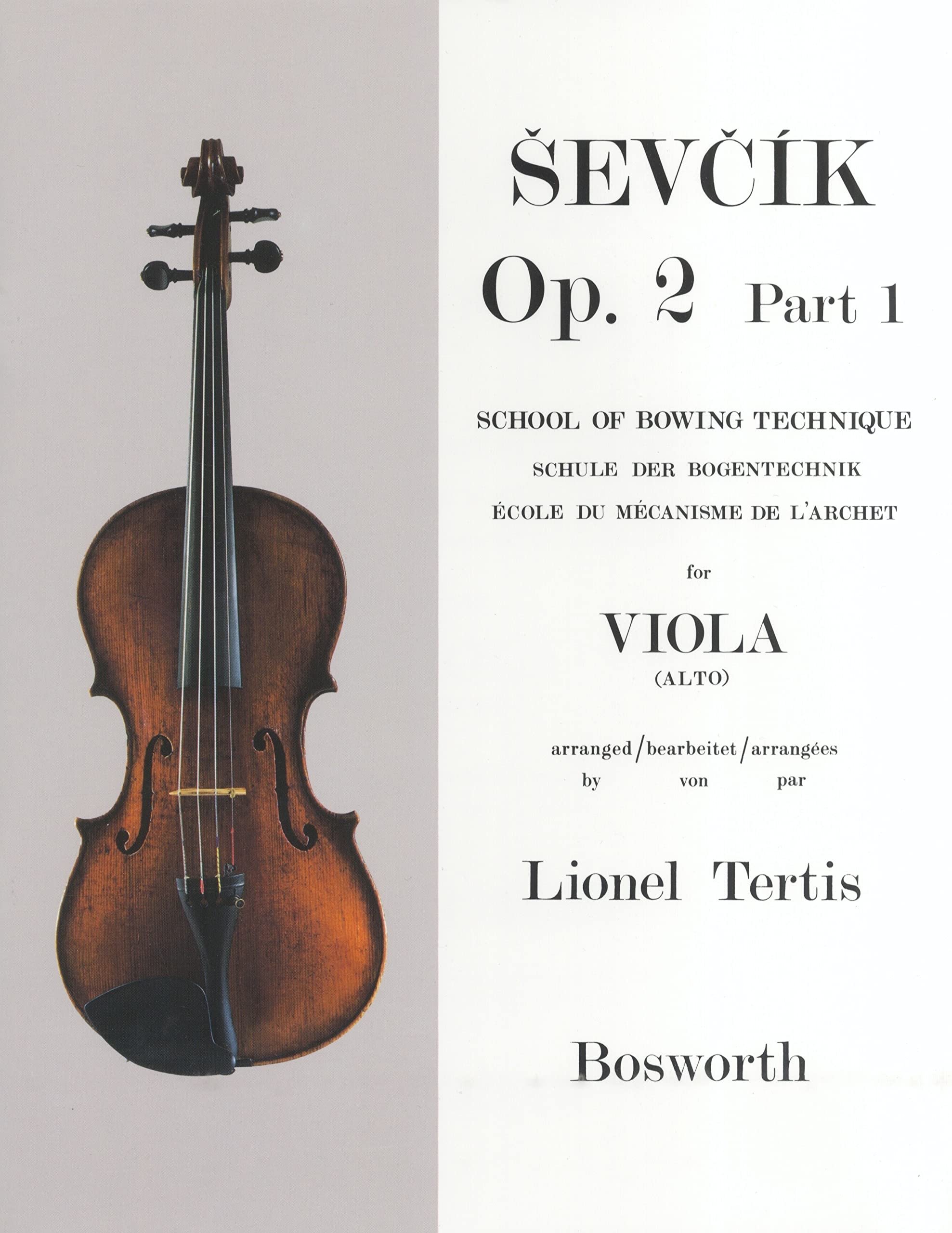 Sevcik for Viola - Opus 2, Part 1: School of Bowing Technique