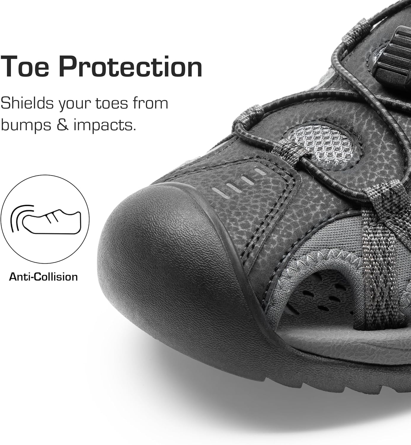 DREAM PAIRS Men's Sandals Hiking Water Sport Athletic Beach Outdoor Comfortable Casual Closed Toe Summer Sandal Shoes - Image 6