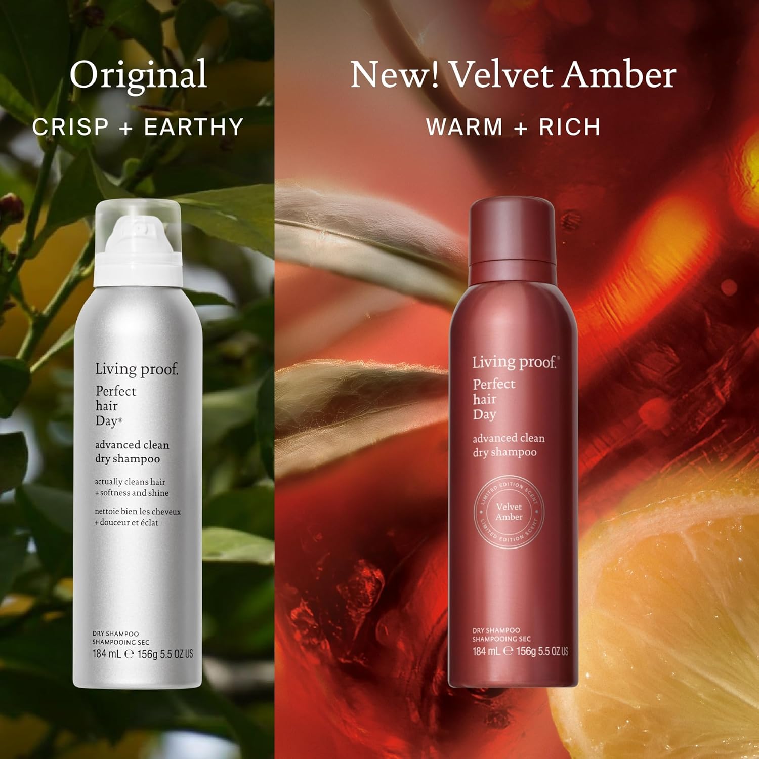 Living proof Perfect hair Day Advanced Clean Dry Shampoo, 5.5 oz - Limited Edition Velvet Amber Scent - Image 2