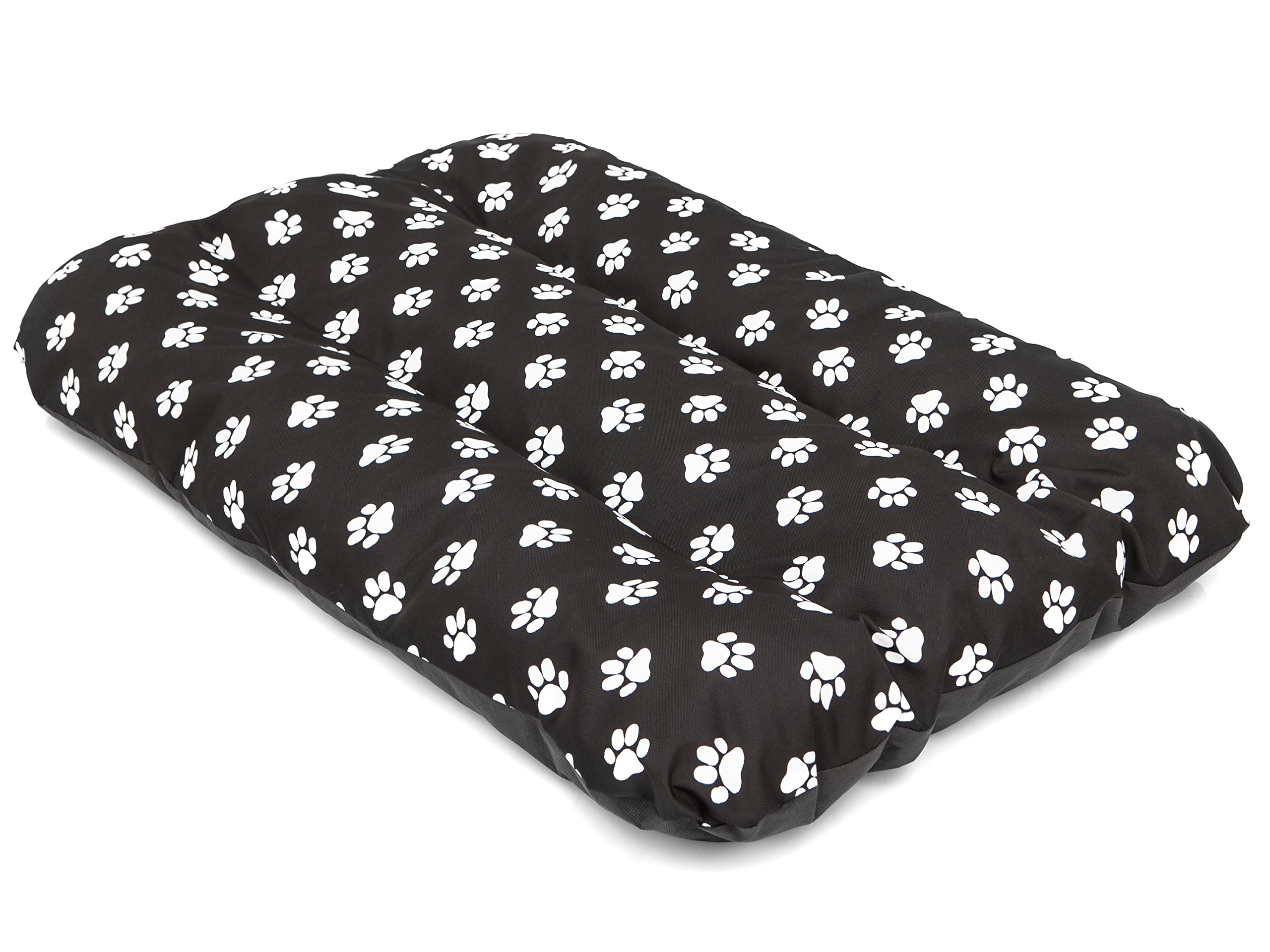 Cama para perros, sofá para perros, cojín para perros, sofá, colchón, cama, cama para mascotas, suave, cojín R1 – 90 x 60 cm, color negro