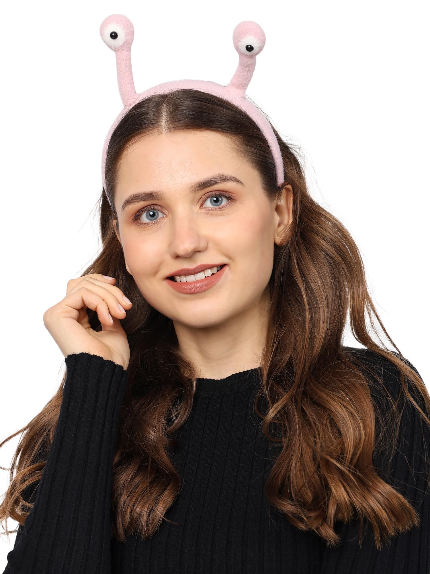 Radhu & Kabby Funny Alien Eye Headband For Girls | Baby Pink color | Snail Antenna Design Hair Hoops Alien Eye | Eyeball Hair Accessories | Anti-Hair Breakage | Same As Pic | 1 Pc (B0CVN6LJJZ) Amazon Price History, Amazon Price Tracker