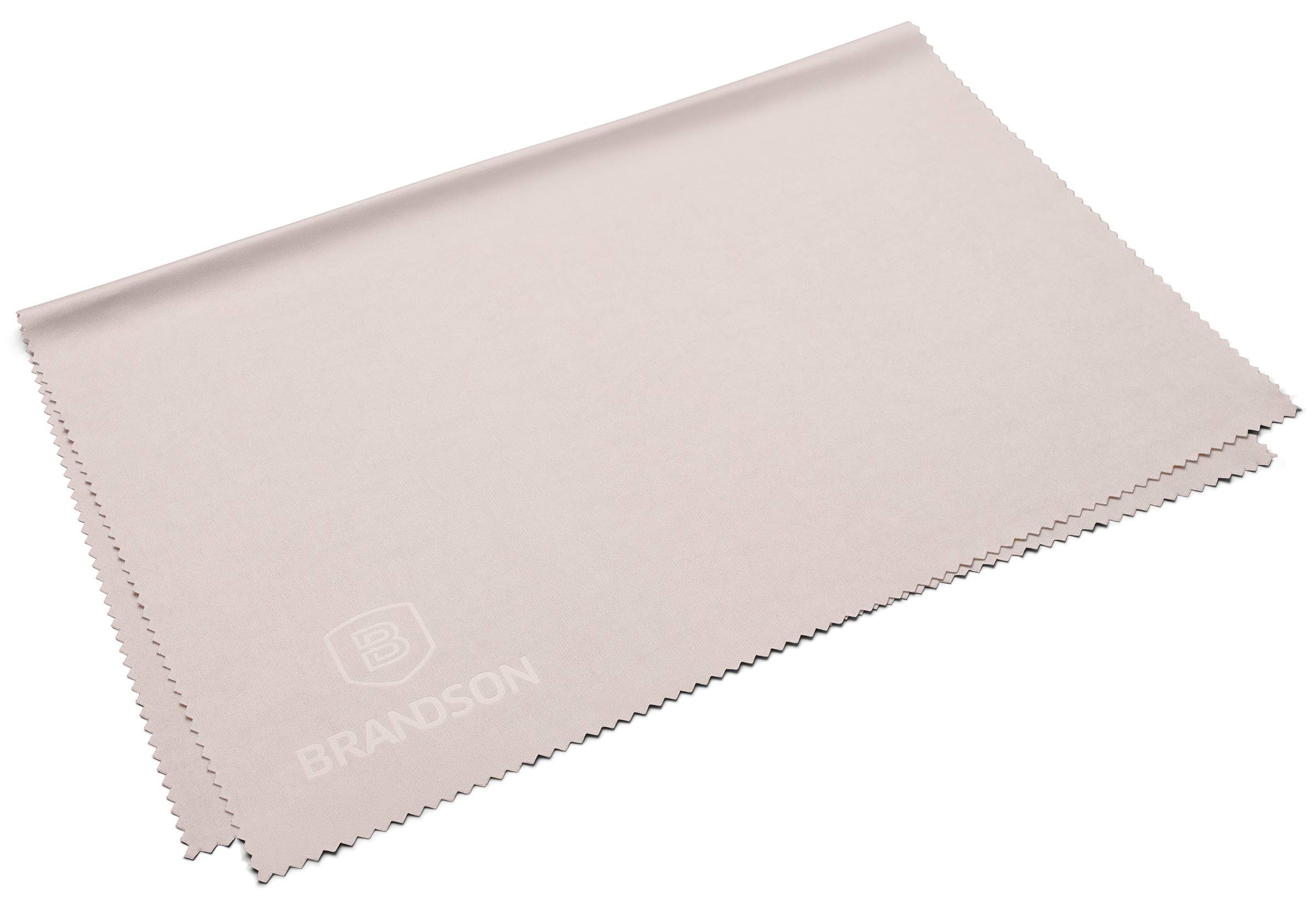 Brandson - Paño de limpieza de microfibra, 30 x 40 cm, extra grande, lavable, paño de limpieza para gafas, pantallas, tabletas, smartphones, TV, etc.
