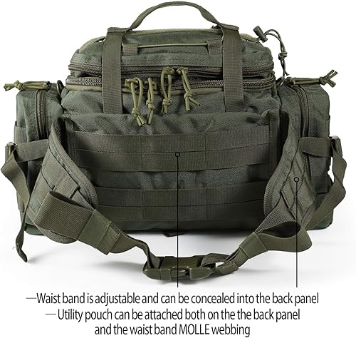 Miniatura 2 de Bolso militar táctico Shangri-La Molle resistente y con correa para el hombro, para equipo militar, fotográfico o de escalada y senderismo