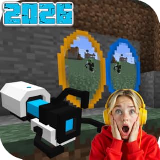 Portal Gun Mod for Minecraft PE