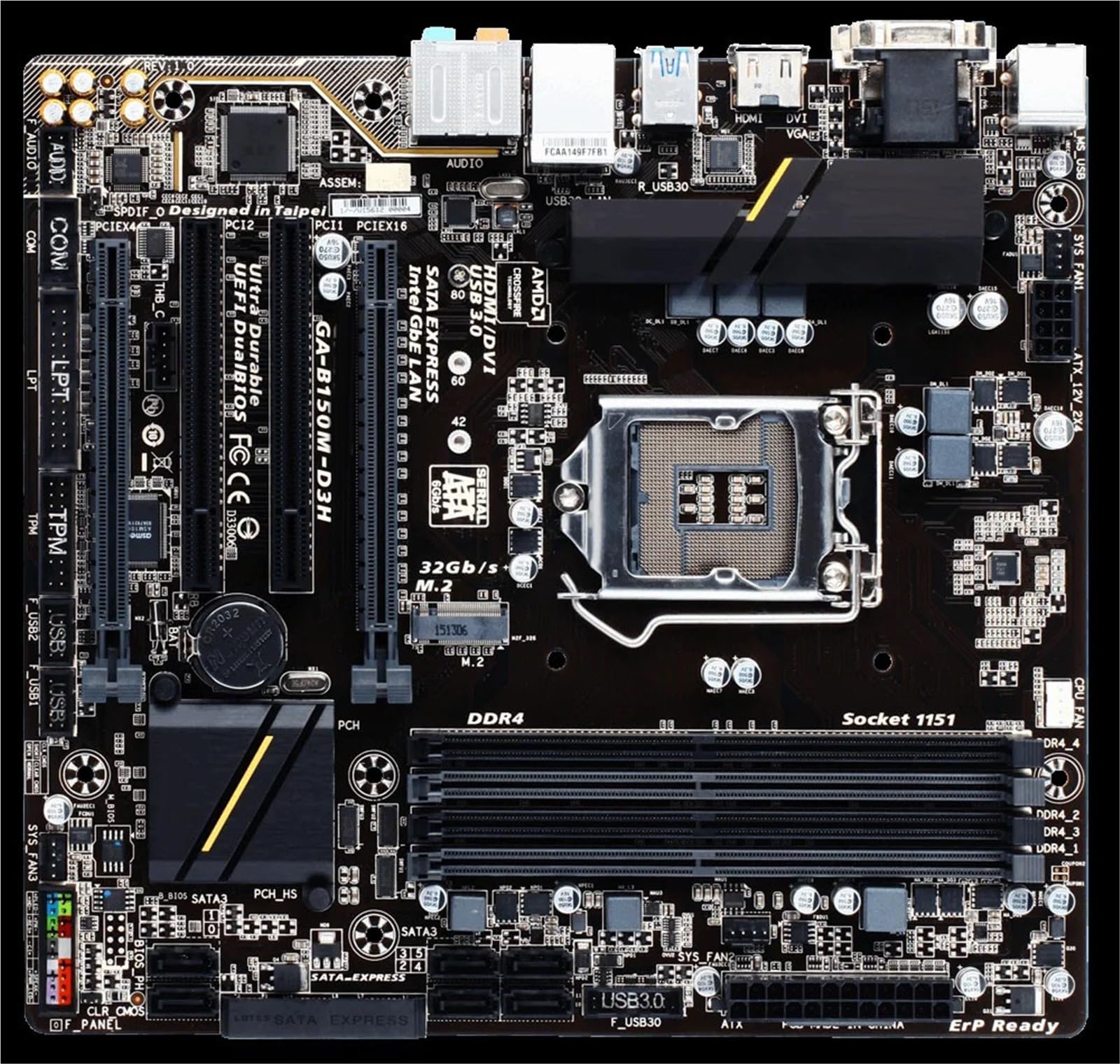 Schede madri Fit For Gigabyte GA-B150M-D3H