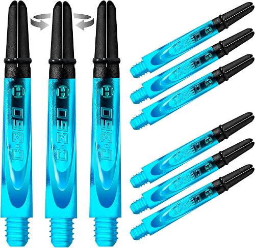 Harrows Darts - Juego de 3 Tallos de Carbono 360 para Dardos – 9 Ejes de Dardos 