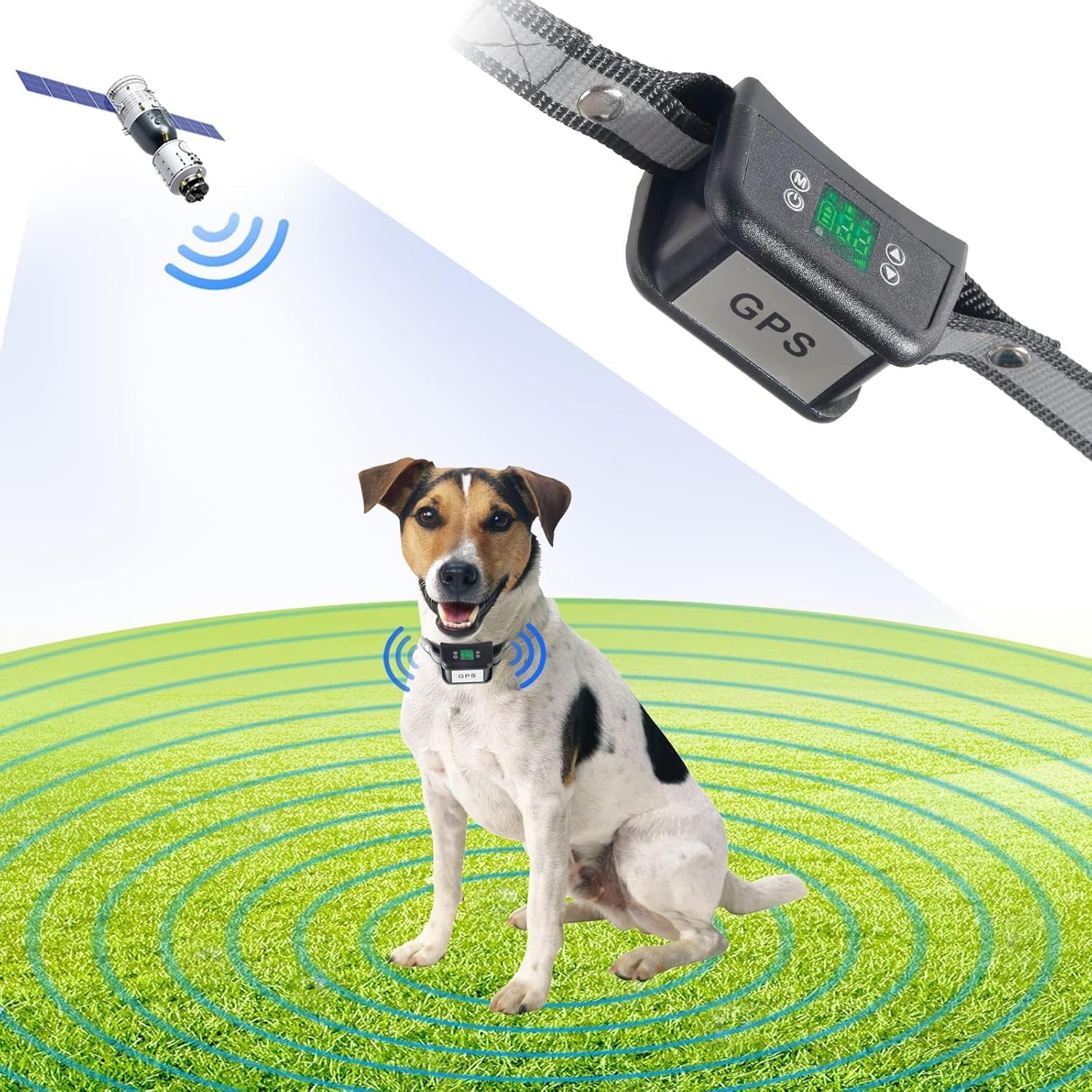 JUSTPET Wireless Dog Fence GPS Pet Containment System, Dog