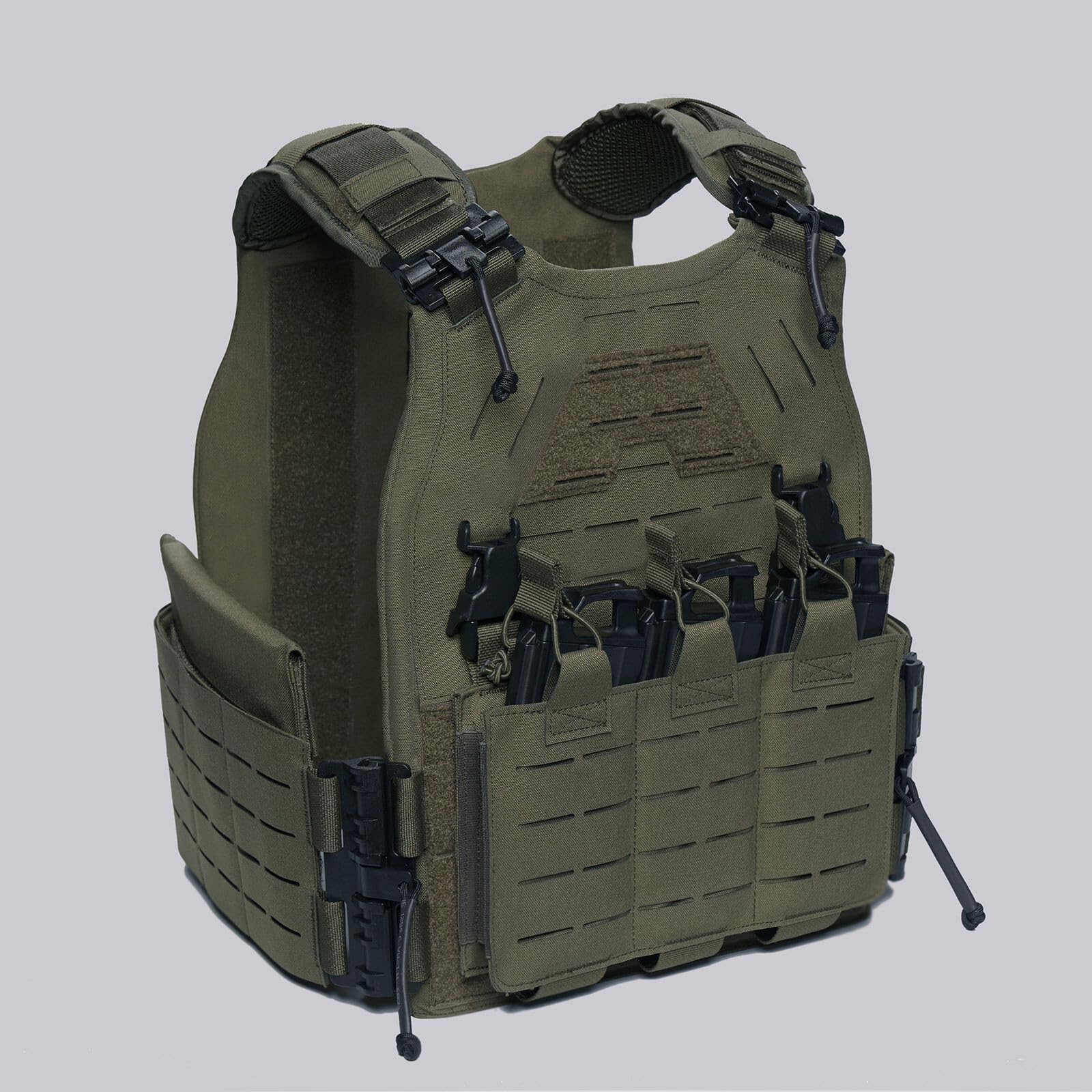 KAROON Plattenträger, TACOWL ALFA Taktische Schnellwechselweste mit Molle-Gurtband