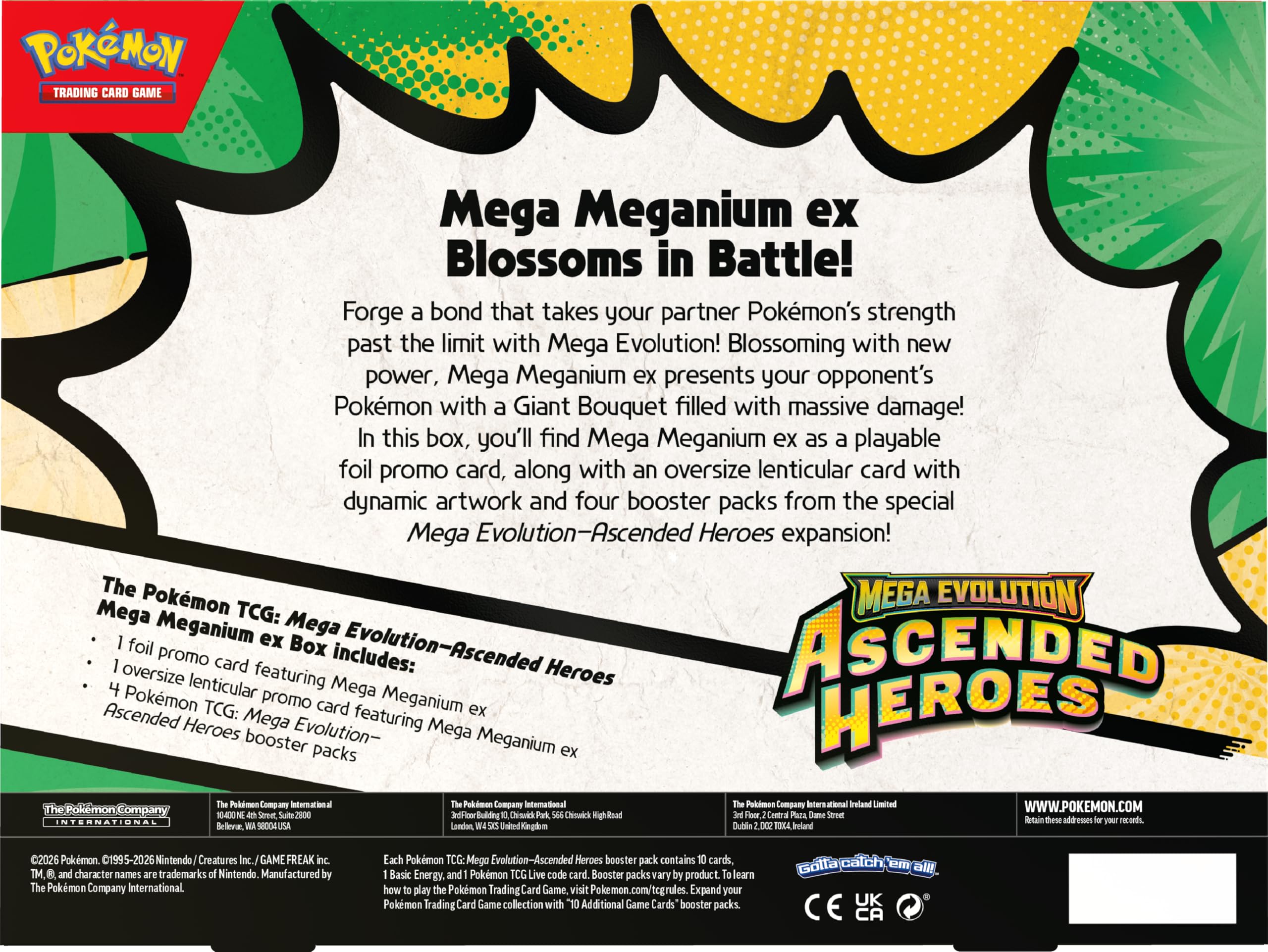 Pokémon TCG: Mega Evolution—Ascended Heroes Mega Meganium ex Box