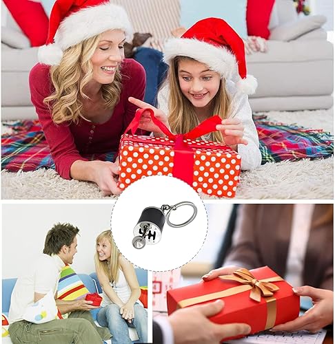 Miniatura 8 de EVKILKJS Llavero de caja de cambios, llavero de palanca de cambios, caja de cambios manual de seis velocidades, mini llavero de palanca de cambios