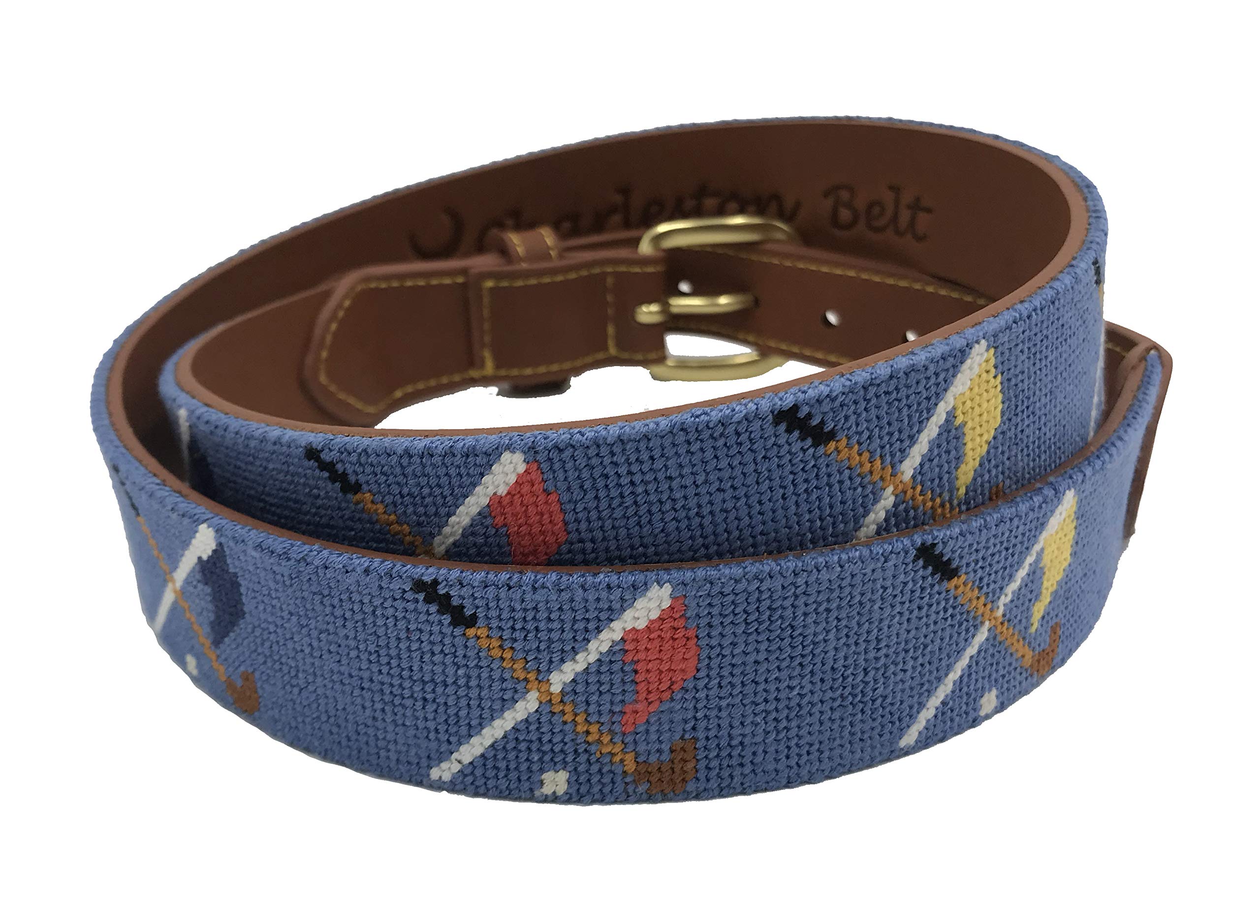 Charleston Belt Needlepoint Golf Belts