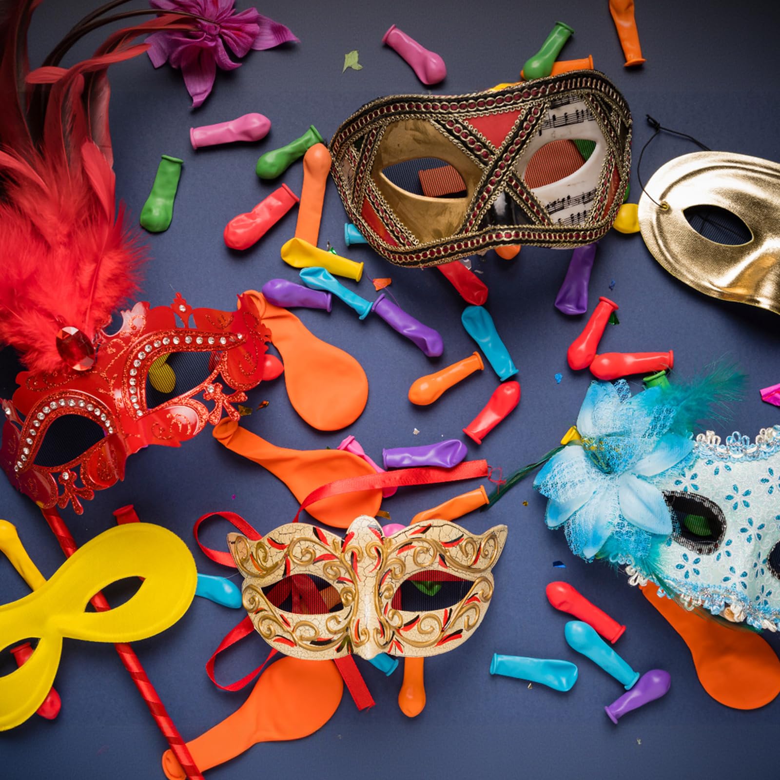 Lot De 5 Feuilles De Filet Noir En Plastique Pour Les Yeux