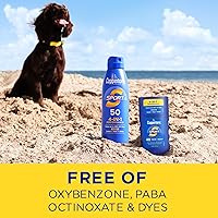 Vista 8 de Coppertone Sport Sunscreen Spray SPF 50 (5.5 Oz) + Sport Sunscreen Stick SPF 40 for Body and Face (1.5 Oz), Water Resistant
