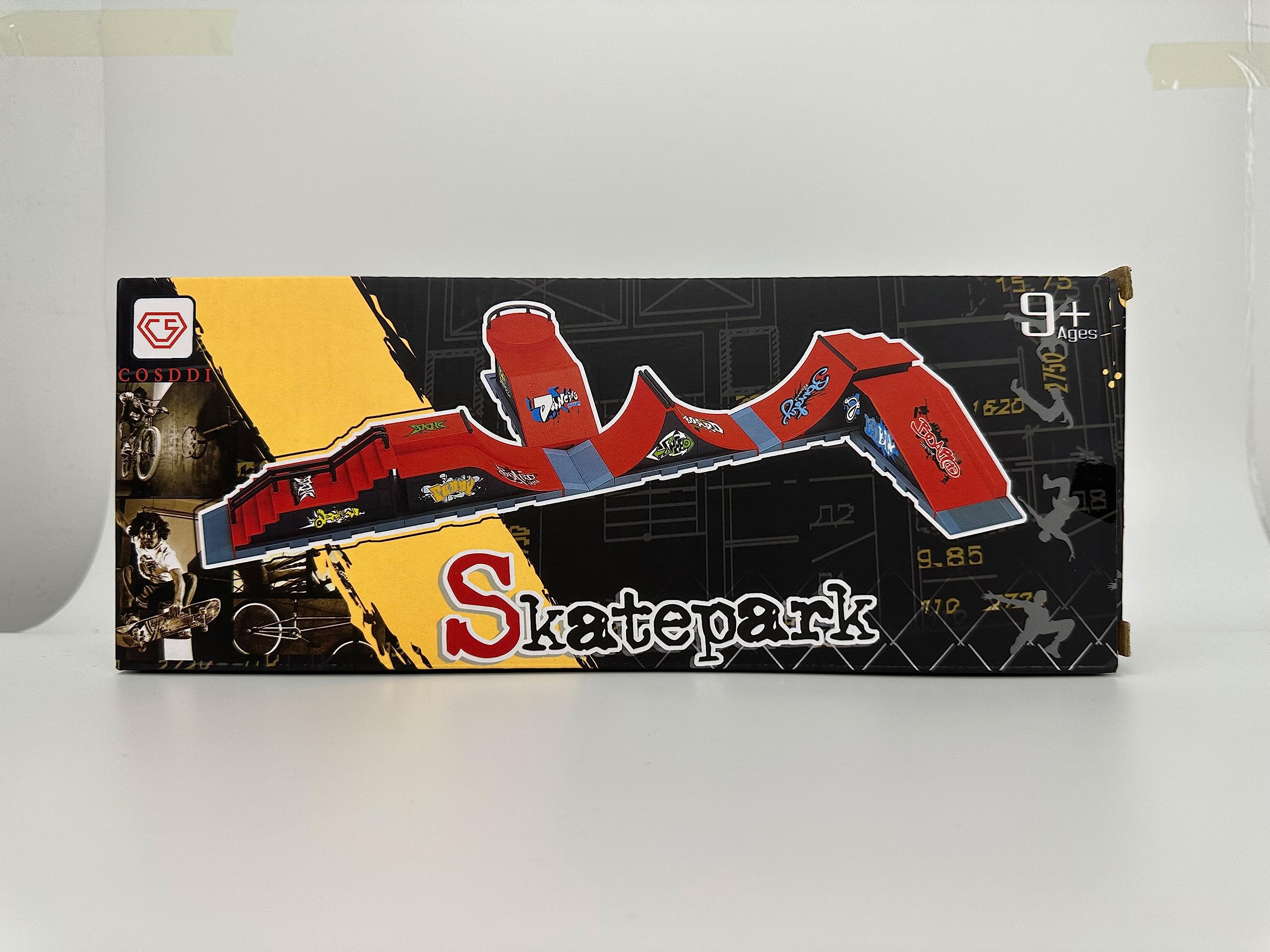 CS COSDDI Vingerskateboard rampset, 25 mini vinger skateboard en helling accessoires, skate park kit incl. skates en fietsen, feesttassen voor kinderen verjaardag CS COSDDI Vingerskateboard rampset, 25 mini vinger skateboard en helling accessoires, skate park kit incl. skates en fietsen, feesttassen voor kinderen verjaardag