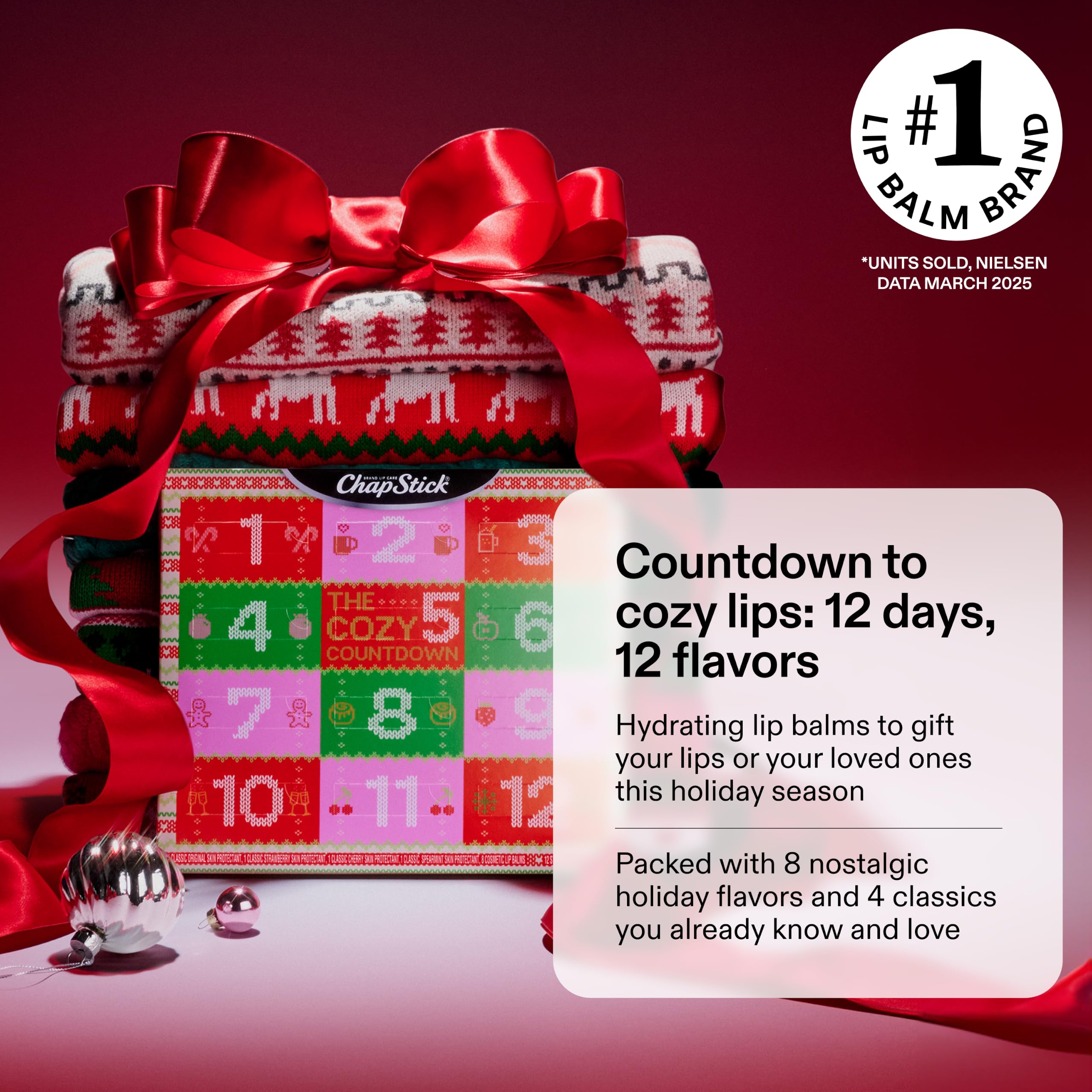 Amazon.com : ChapStick Advent Calendar 2025 – Cozy Countdown to