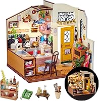 Vista 13 de Rolife Kit de Casa en Miniatura DIY Estudio de Sam, Kit de Casa Pequeña para Adultos para Construir, Kit de Fabricación de Casa Miniatura