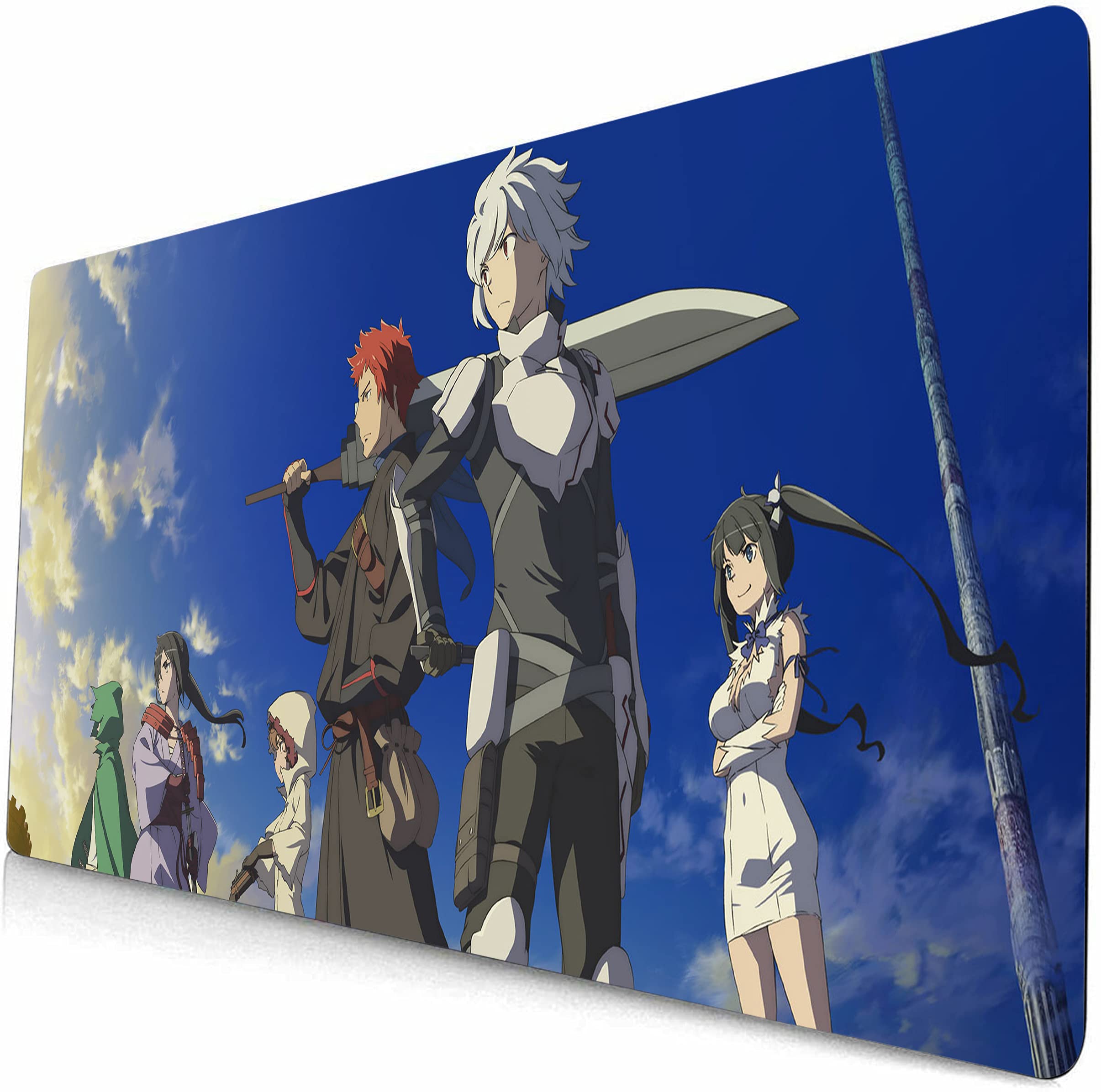 is It Wrong to Try to Pick Up Girls in a Dungeon ?Mouse pad Laptop pad Keyboard pad Game pad Large Desk pad 115 (90cm×40cm)