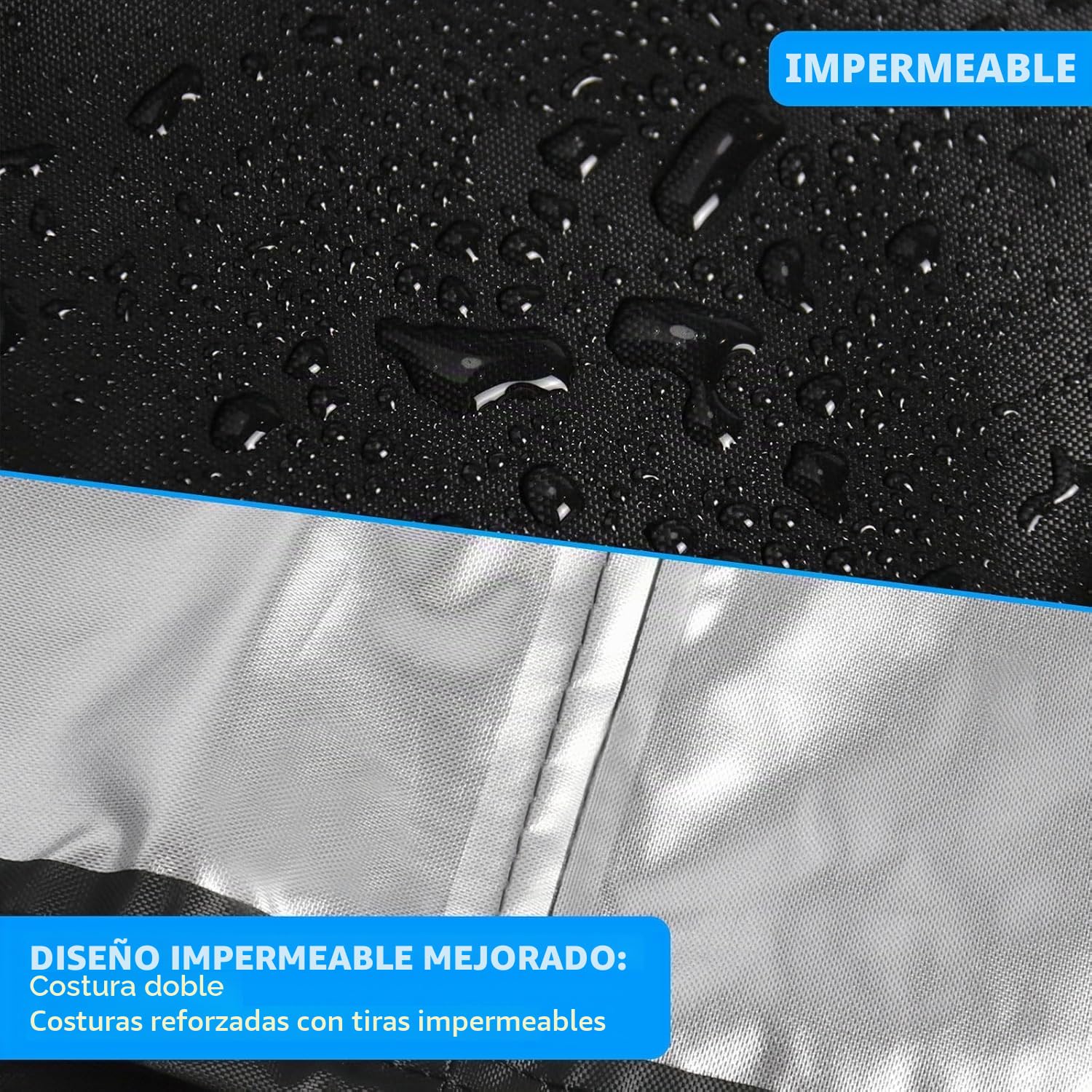 HoldOneLight Funda impermeable para equipo de gimnasio al aire libre con cremallera para sentadillas, rack de levantamiento de pesas, equipo de gimnasio en casa