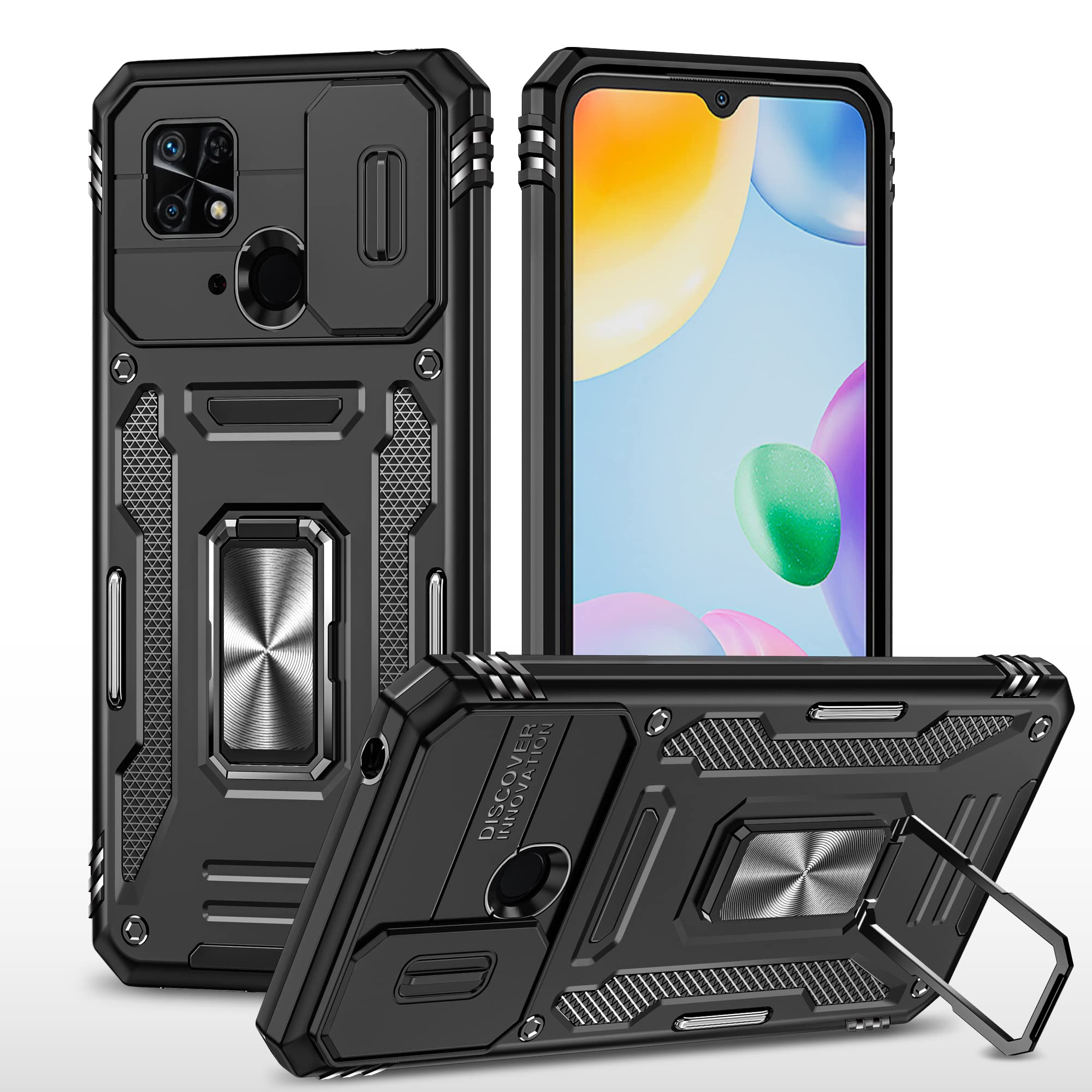 Samsung Galaxy S21 Camera Case - Slide Cover & Ring Holder -20