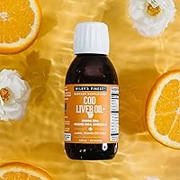 Vista 5 de Wiley's Finest Aceite de hígado de bacalao, suplemento de aceite de pescado omega-3 con sabor a naranja, 765 mg de omega-3, 4.23 onzas (25 porciones)
