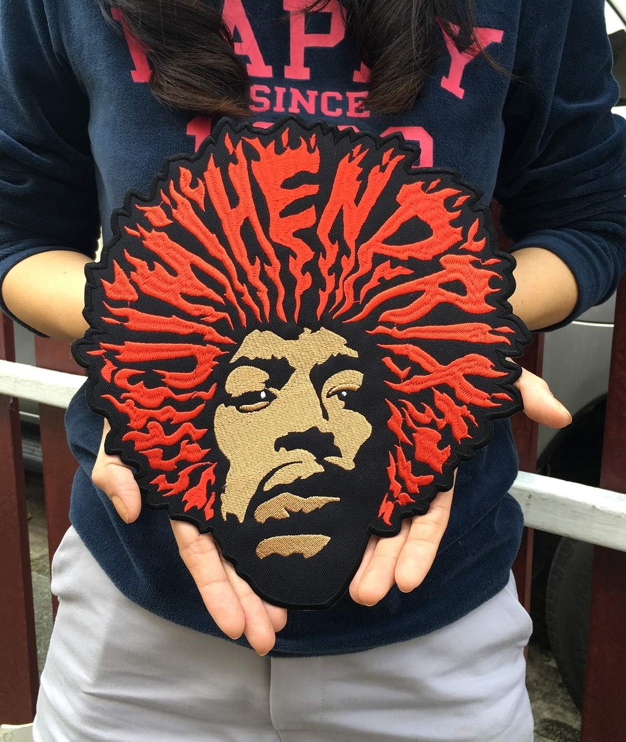 Large Rock Band Music Patches Hendrix Inspired Iron on Sew