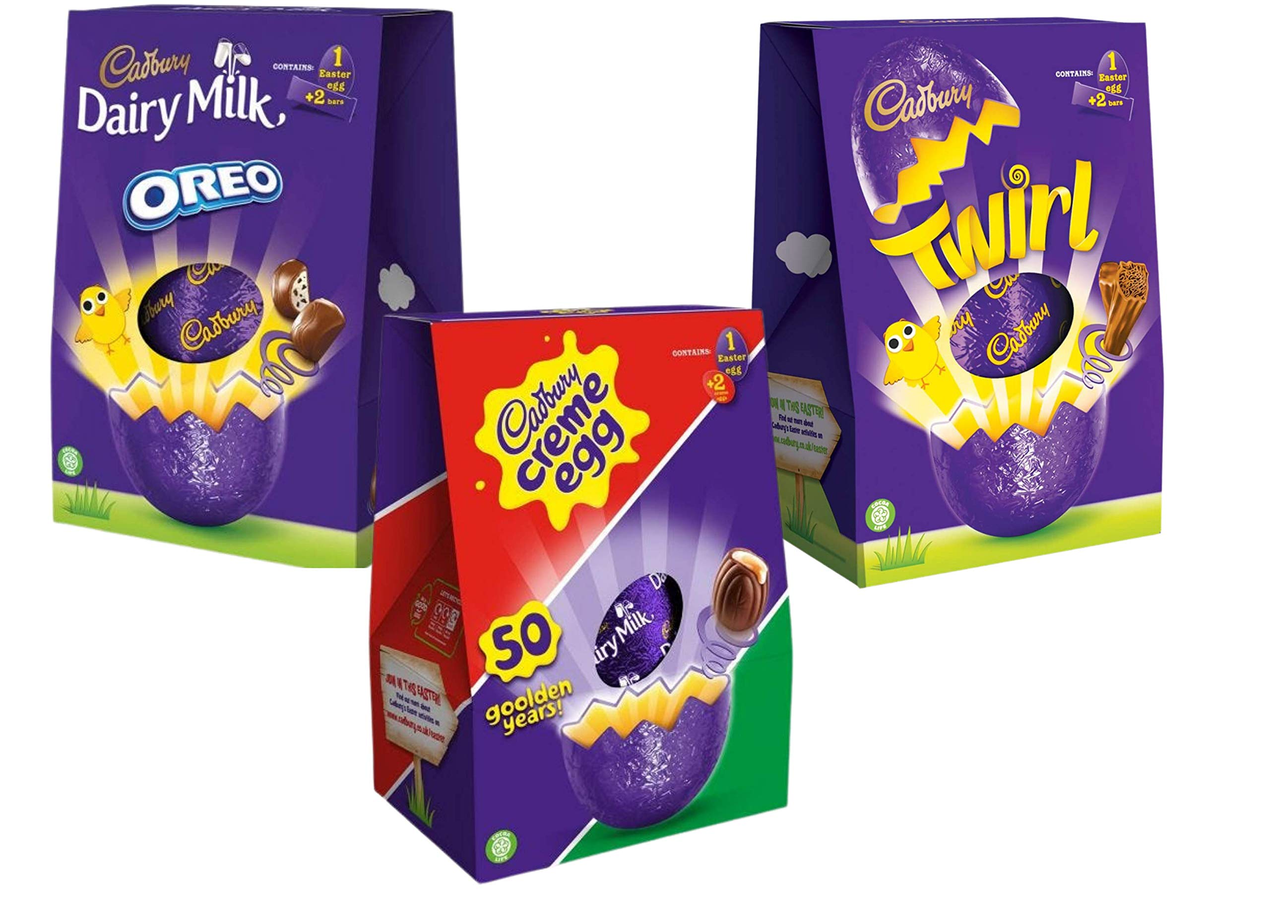 Buy Large Easter Egg Cadbury Easter Eggs Large 3 Pack Cadbury