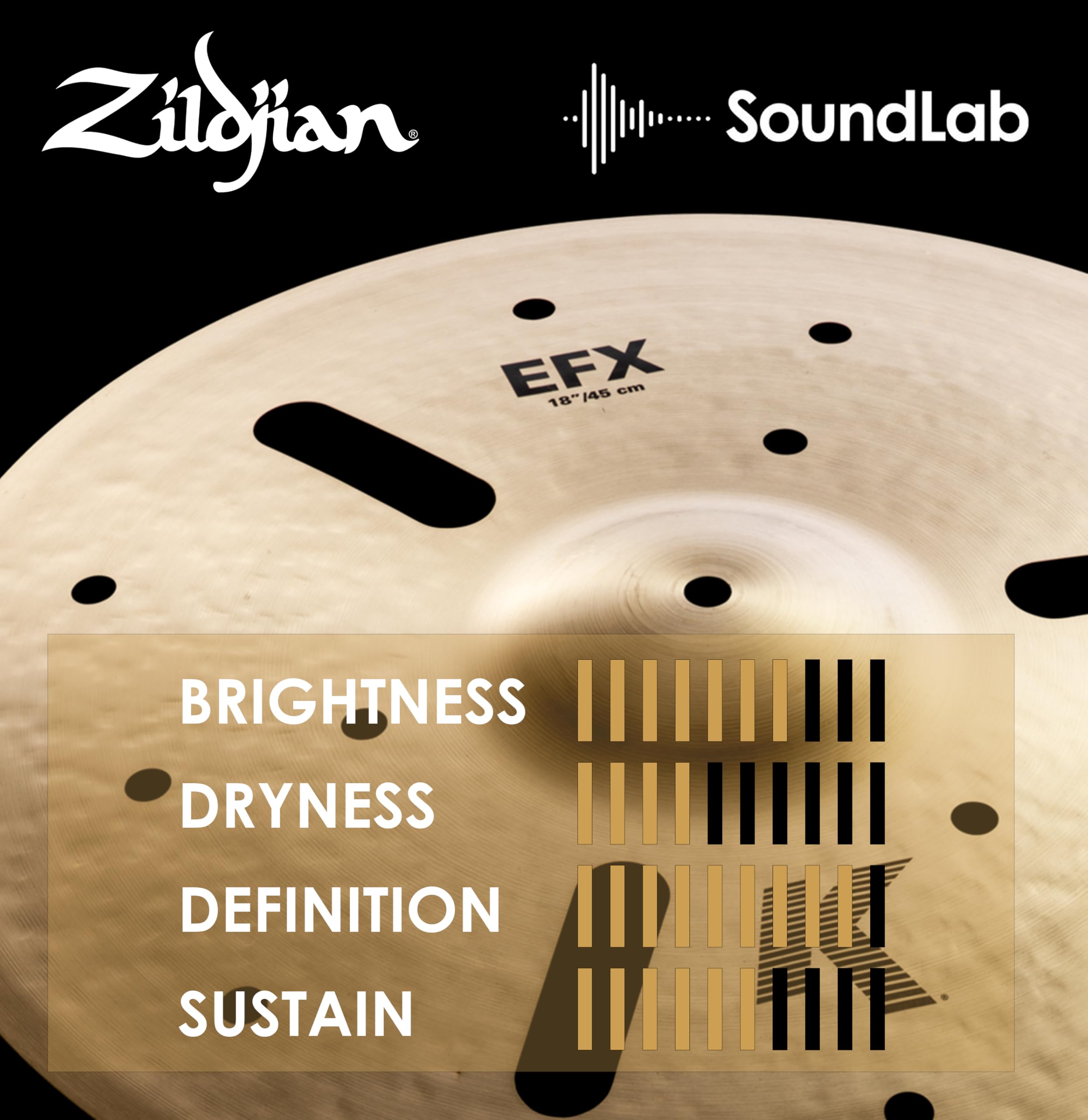 Amazon.com: Zildjian K Series EFX Crash Cymbal - 18 Inches