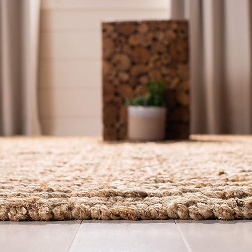 Miniatura 5 de SAFAVIEH Natural Fiber Collection - Alfombra de pasillo de 2 pies 3 pulgadas x 6 pies, beige, hecho a mano, ideal para zonas de alto tráfico en sala