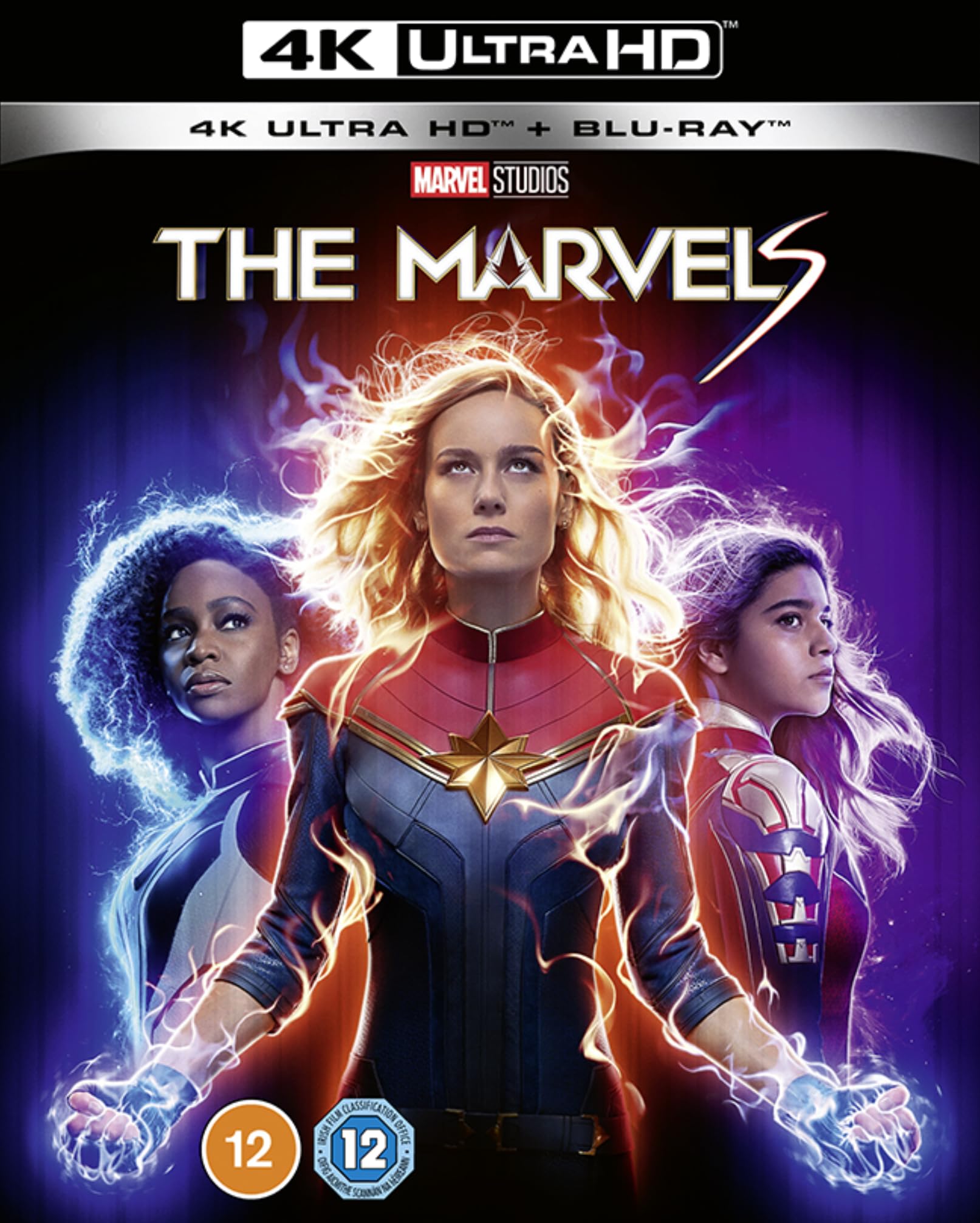 marvelシリーズ　Blu-ray THE MARVELS BD [Blu-ray] [Region Free]: Amazon.co.uk: Brie Larson