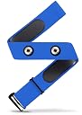 Heart Rate Monitor Soft Strap Replacement | Universal Replacement for Mo-Fit, and Most Garmin, Polar, and Wahoo HRM Transmitters (Black, M-XXL) gallery image