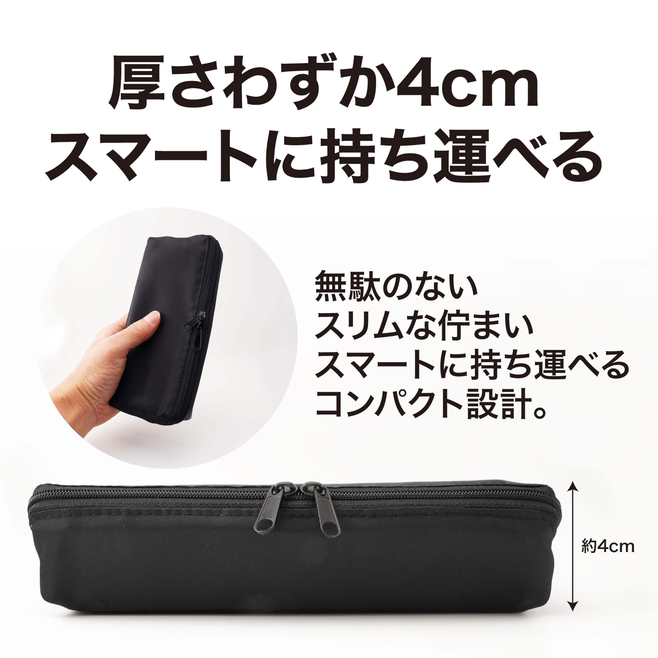 Amazon.co.jp: Lakurasu メガネケース 2本収納 スリム ソフト 持ち歩き