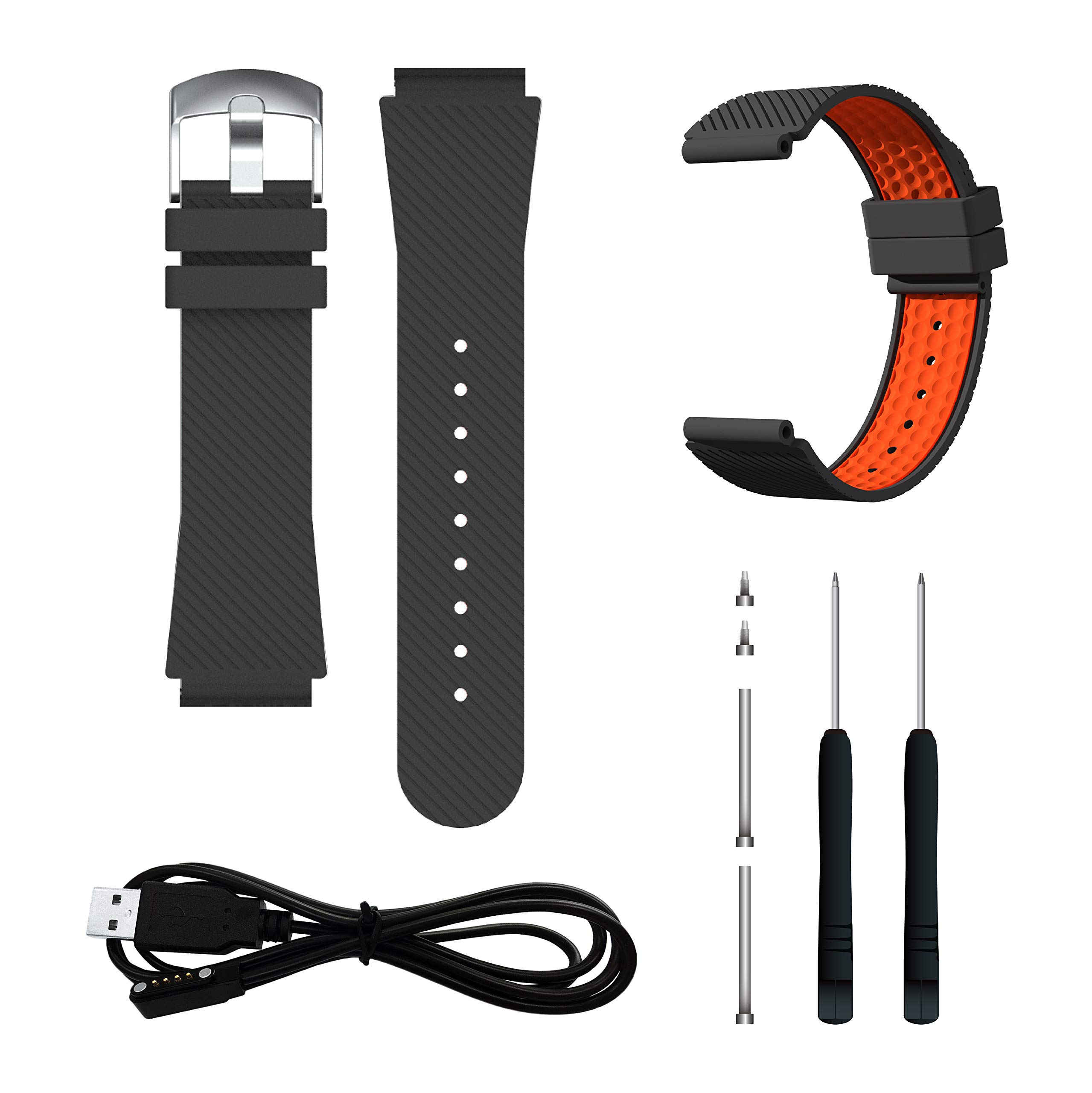 CANMORE TW-353 Golf Watch Replacement Band - Orange-image-35