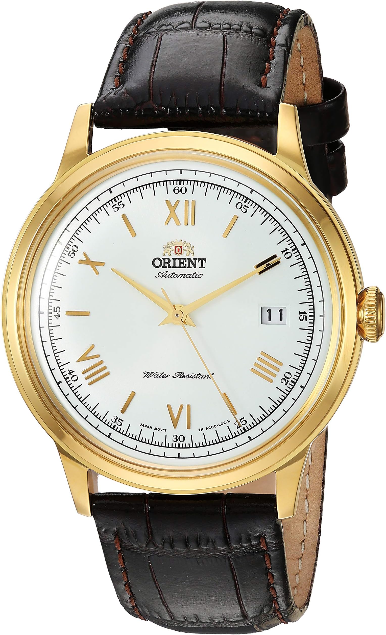 Orient 'Bambino Version 2' Stainless Steel Japanese Automatic/Hand-Winding Dress Watch