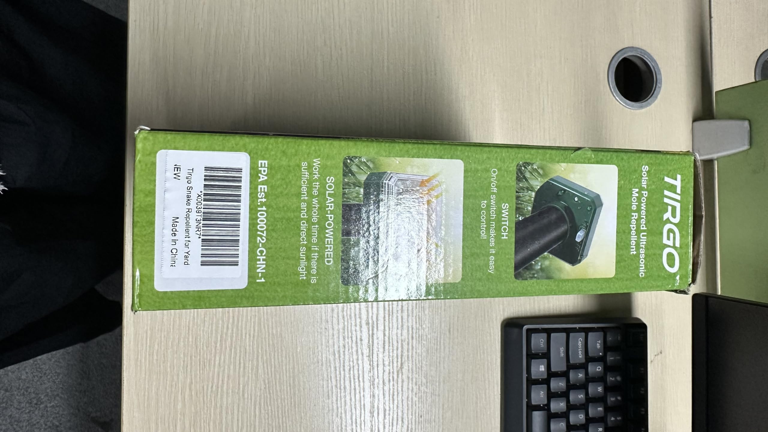 Répulsif pour taupes et serpents pour cour, piège à gopher, marmotte et campagnol, répulsif à ultrasons pour l'extérieur, étanche, tamia, rongeurs, jardin, terriers, animaux terriers, contrôle des
