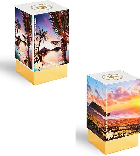 Buffalo Games Serie Gold Paquete de rompecabezas de 300 piezas grandes # 3 Edición limitada 2 rompecabezas incluidos Puzzles para niños y