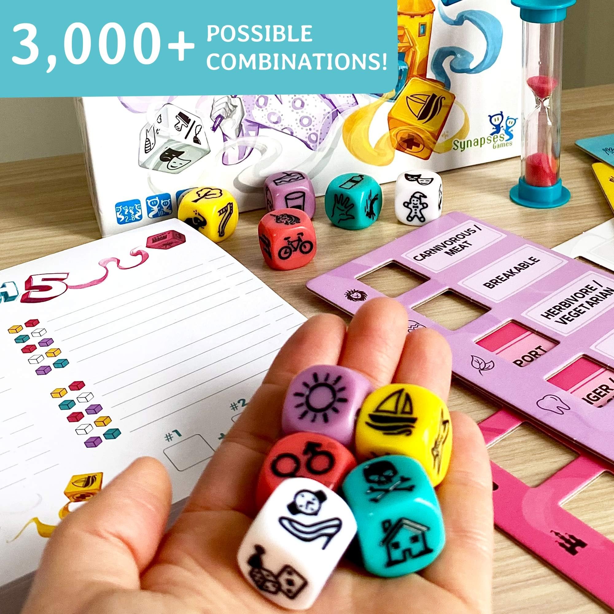 Heidelberger Spieleverlag Match 5 | Synapses Games | Tedesco | Gioco per feste | Per 2-8 persone | dai 10 anni in su
