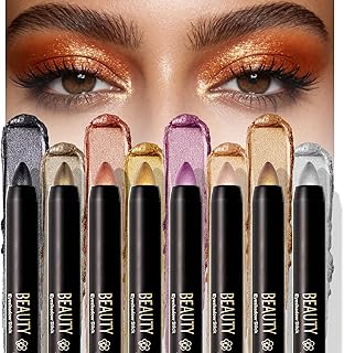 8Pcs Eyeshadow Stick Set, Cream Finish Matte ...