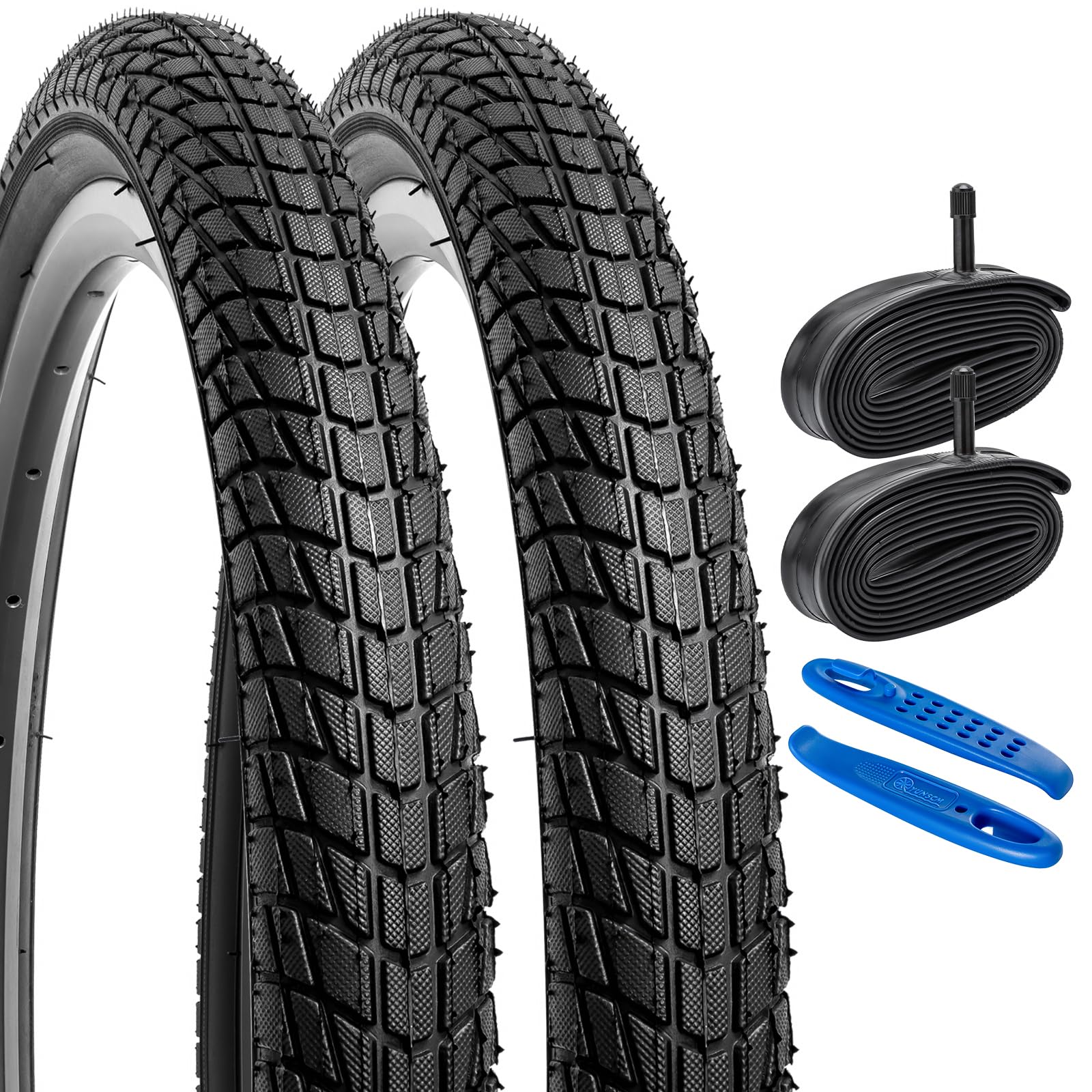 希少 20インチ（406）タイヤ　 2本セット Amazon | YunSCM 2本セット,20 1.75 タイヤ,20x1.75 47-406