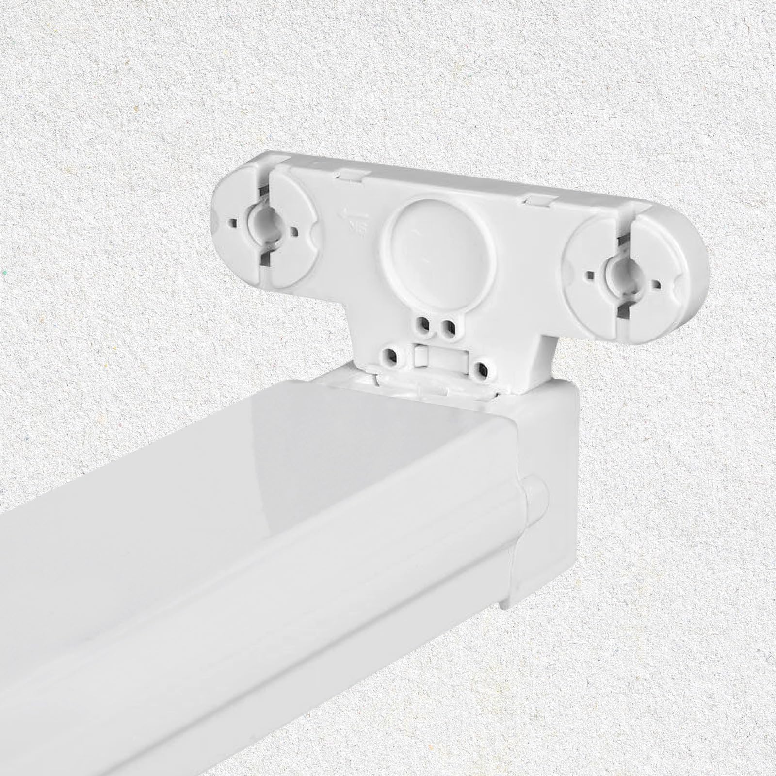 Eurocali Tubo LED 120cm 18W 1850 lumen Luce Fredda 6500K - Pacco con 6 tubi e 3 Plafoniere Portatubo da Interno