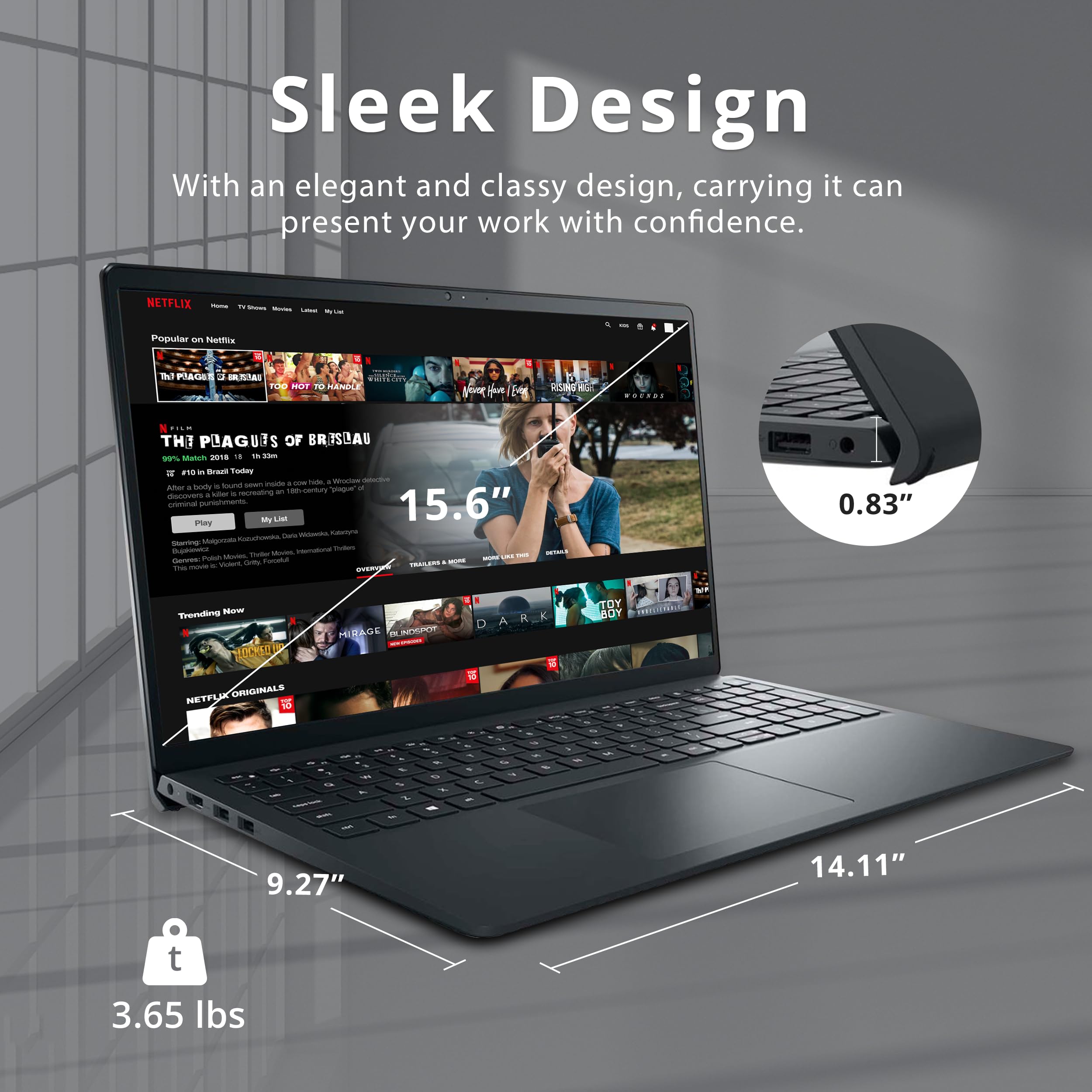 Dell Inspiron 15 3520 Laptop, 15.6