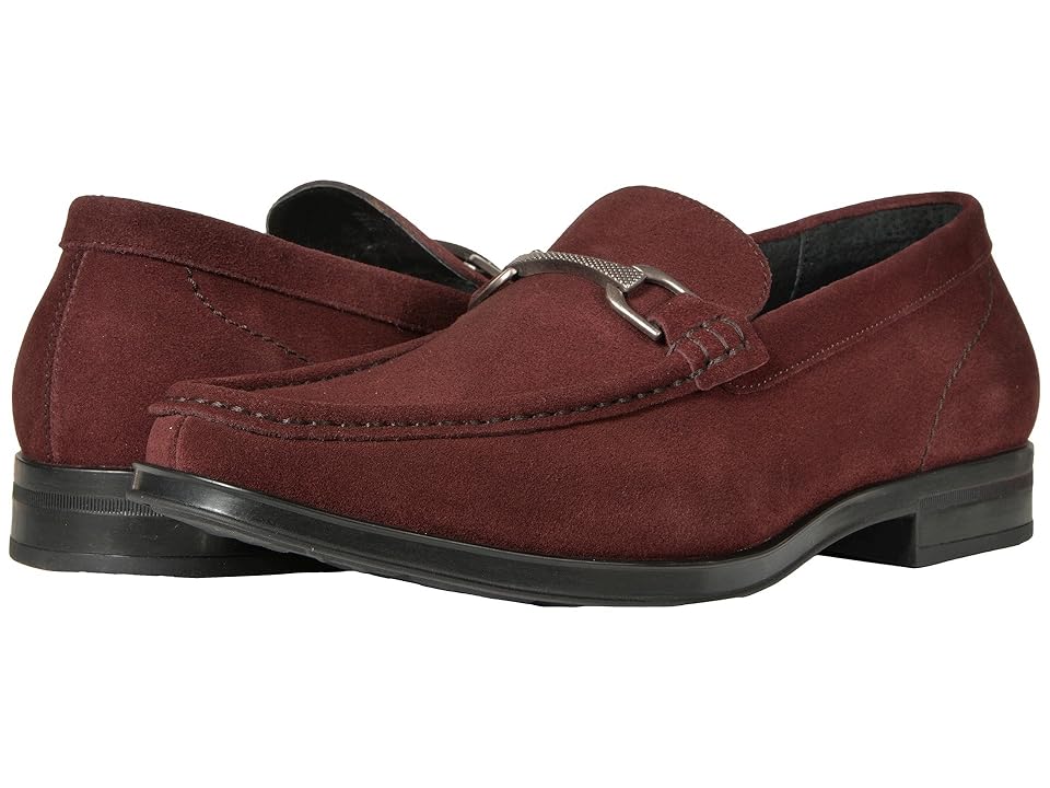 

Stacy Adams Newcomb Moc Toe Penny Loafer (Oxblood Suede) Men's Lace Up Moc Toe Shoes, Burgundy