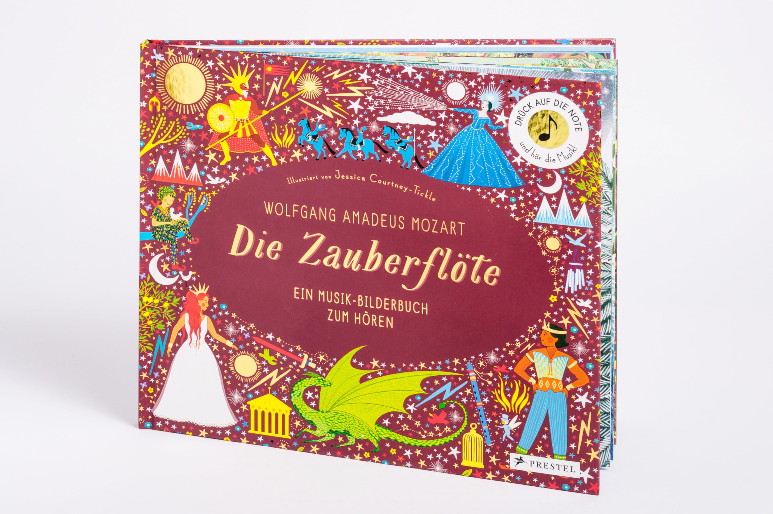 Wolfgang Amadeus Mozart Die Zauberflöte Musik-Bilderbuch zum Hören 10 Soundmodulen
