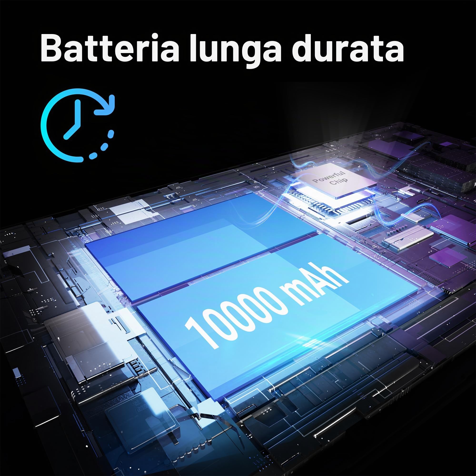 Tablet PC 13.3 pollici Xoro MegaPAD 1333 Pro con display IPS FullHD, Android 13, batteria da 10.000 mAh, CPU, 6 GB RAM, 128 GB Flash, 5G WiFi, Bluetooth, lettore di schede, fotocamera da 5 MP,
