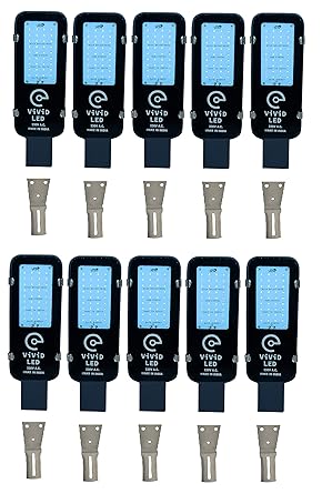 ViViD LED Vivid 36W Led Street Light Waterproof (Pack Of 10, Aluminum)
