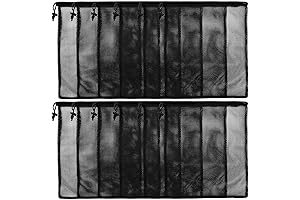 Zsxdc Mesh Laundry Drawstring Bag