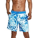 Men's Swim Trunk Knee Length Boardshort Bondi Printed