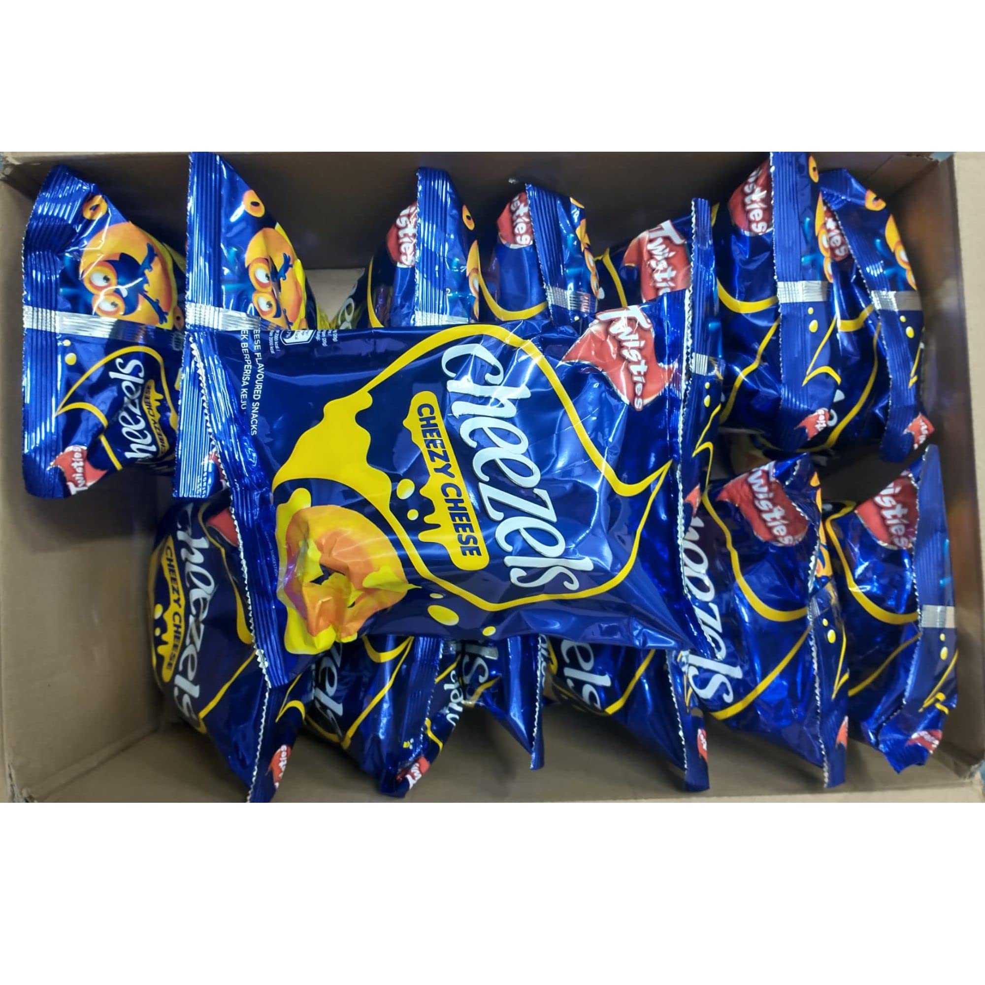 Twisties Cheezels Cheezy Cheezes, 60 g chacun 14 paquets, halal