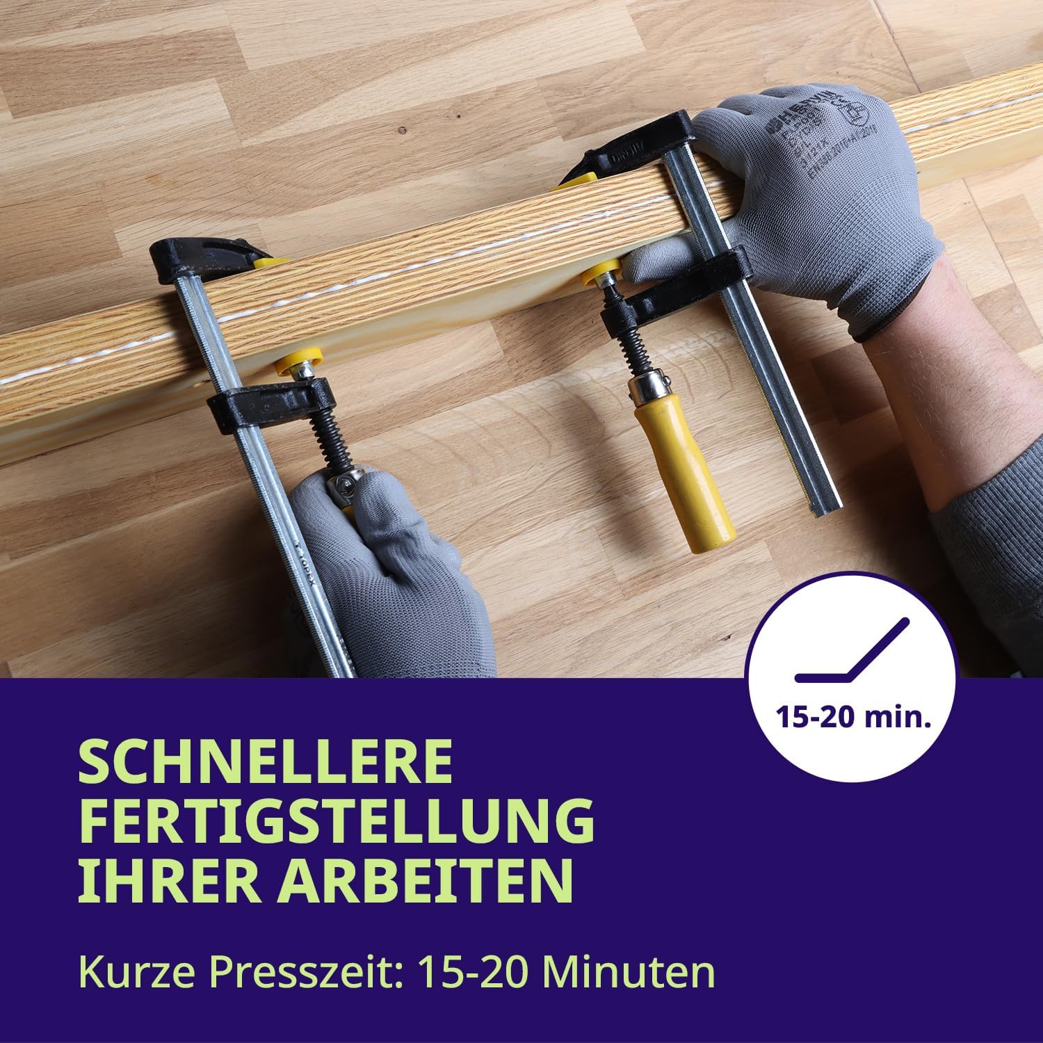 Point Pegamento para madera D4 304 extra fuerte e impermeable – Adhesivo para madera a base de poliuretano para todo tipo de madera – cola de poliuretano para interior y exterior, 750 g
