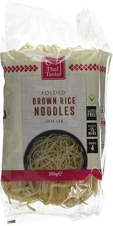 Thai Taste Folded Brown Rice Noodles, 200 g, Pack of 6